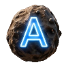 A letter stone
